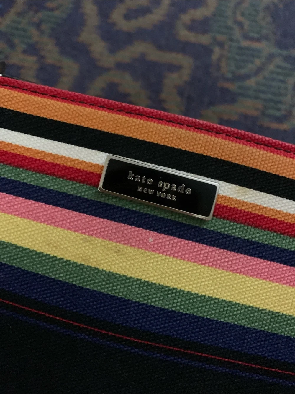 Vintage Kate spade rainbow tote bag